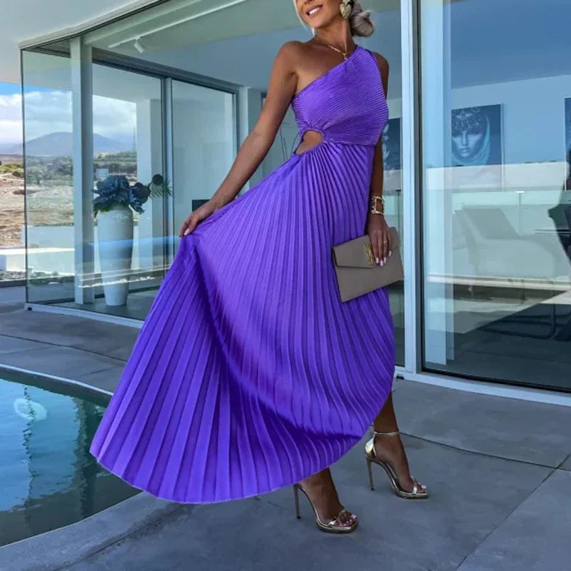 Nirelle - Sculpted Pleats Dress