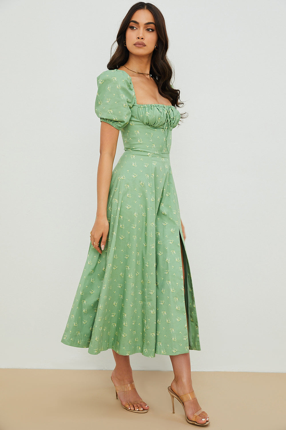 Aviana - Bloom Puff Sleeve Dress