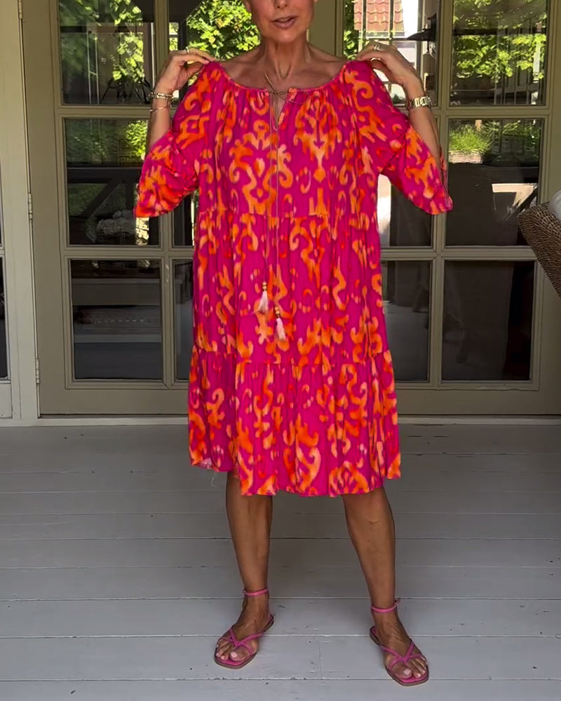 Rica - Relaxed Printed Dress