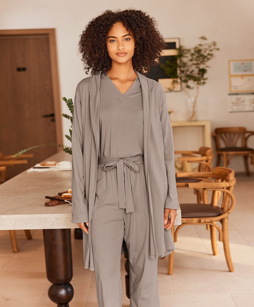 Elowen - Simple 3-Piece Cotton Lounge Set