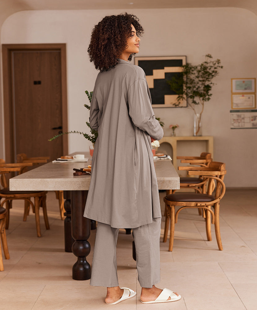 Elowen - Simple 3-Piece Cotton Lounge Set