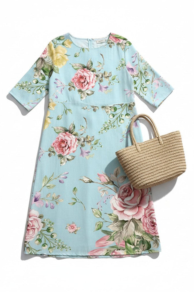 Georgia | Sunset Flower Dress