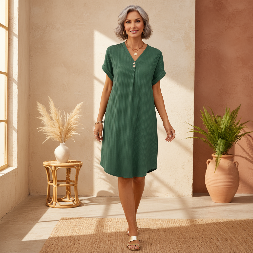 Carina - V-Neck Spring Dress
